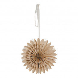 Decoração floral bege