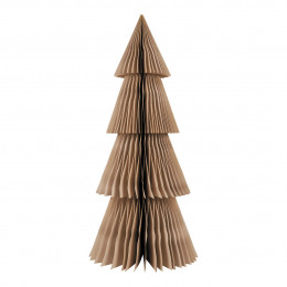 Grand sapin décoratif beige - H.90 cm