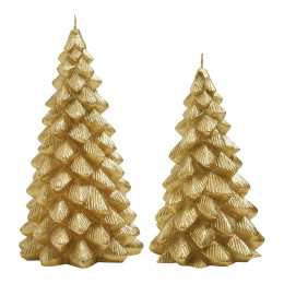 Bougie décorative Sapin - Grand modèle - H. 20 cm