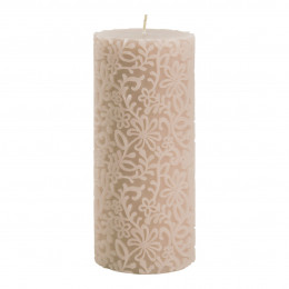 Vela decorativa perfumada Flor rosa - Modelo grande - A. 20 cm
