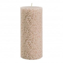 Vela decorativa perfumada Flor rosa - Modelo grande - A. 20 cm