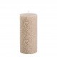 Decorative Candle Pink Flower - Small Model - H. 15 cm
