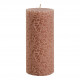 Vela decorativa Flor rosa escuro - Modelo grande - A. 20 cm