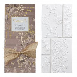 Placa perfumada Renda Festas Encantadas - Laranja Estrelada