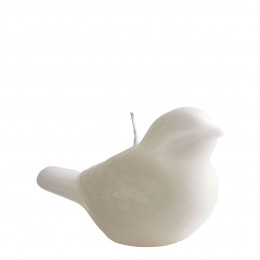 Bougie décorative parfumée Oiseau blanc - Thé blanc et musc