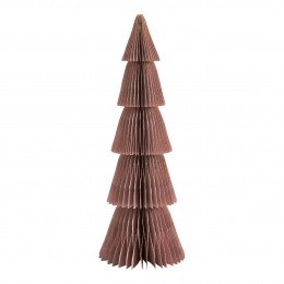 Foldable Paper Christmas Tree - Pink