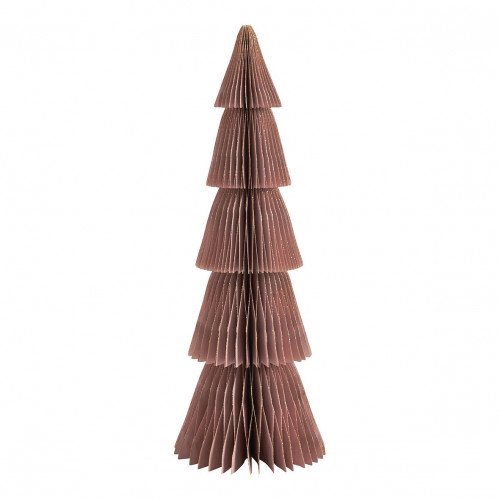 Árvore de Natal em papel dobrável - Rosa