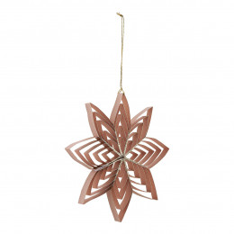 Decoração Flor de papel dobrável - Rosa