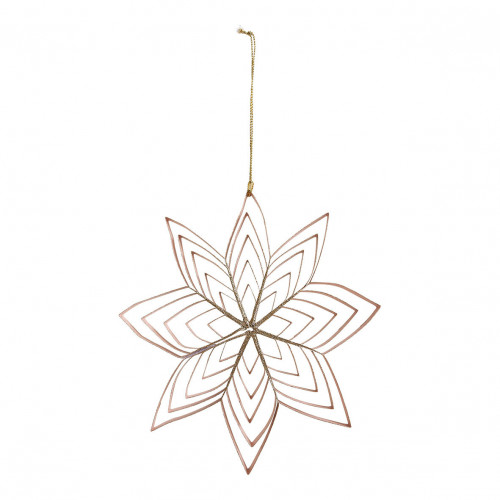 Decoración Flor de papel plegable - Rosa