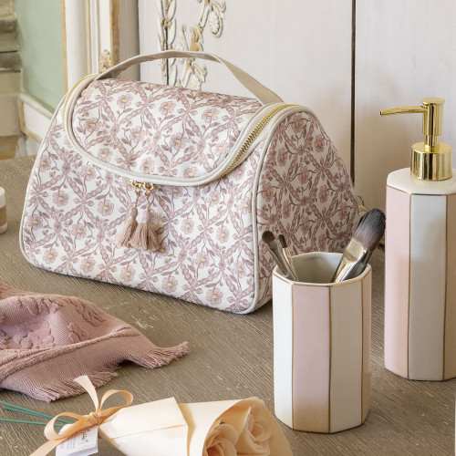 Madame de Récamier ceramic bathroom tumbler - Pink