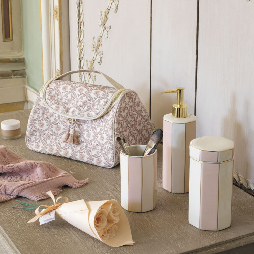 Madame de Récamier ceramic cotton jar - Pink Madame de Récamier ceramic cotton jar - Pink