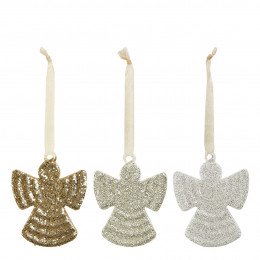 Coffret de 3 anges à suspendre