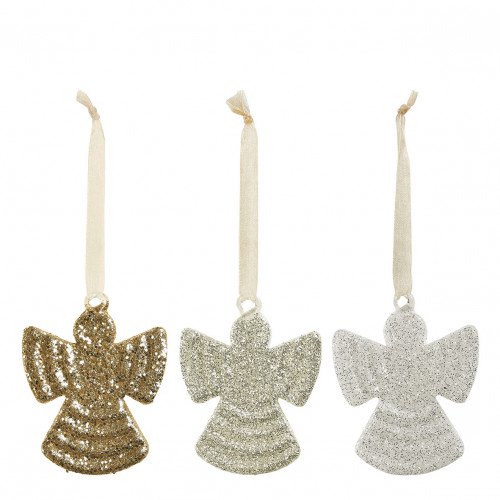 Set of 3 hanging angels