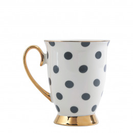 Mug Madame de Récamier - Pois gris