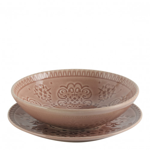 Set de 2 platos hondos Bella Terra