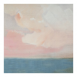 Toile trompe-l'il Coucher de Soleil