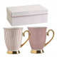 Madame de Récamier Rose Set of 2 Mugs