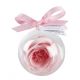 White and Rose scented soap ball - Rose scent