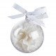 White Scented Carnation Soap Ball - Rose Fragrance