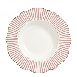 Soup plate Madame Récamier - Pink