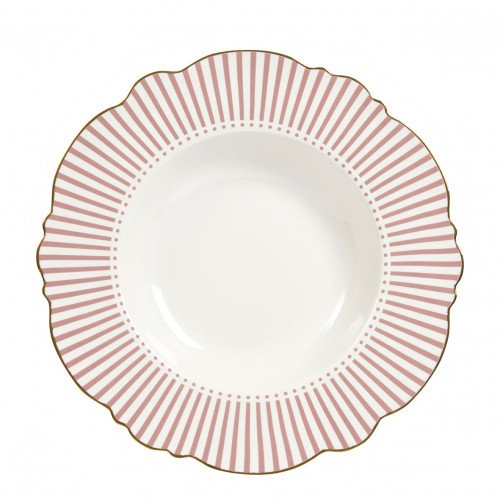 Madame de Récamier Deep Plate - Rose
