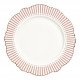 Assiette plate Madame de Récamier - Rose