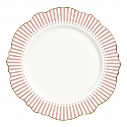Madame de Récamier flat plate - Rose