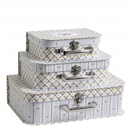 Set of 3 Petite Reine suitcases