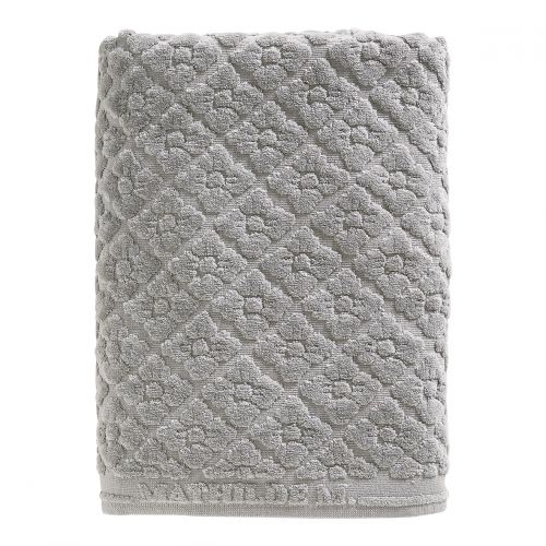 Bath towel Douceur Florale grey