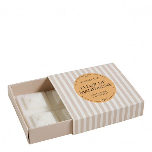 Box of 4 Azulejo scented wax melts - Fleur de Mandarine