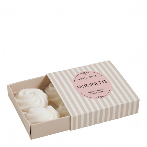 Caixa de 4 decorações derretidas em cera perfumada Mignardise - Antoinette