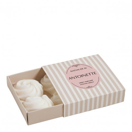 Caixa de 4 decorações derretidas em cera perfumada Mignardise - Antoinette