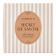 Caixa de 4 decorações fundentes em cera perfumada Arabesque - Secret de Santal