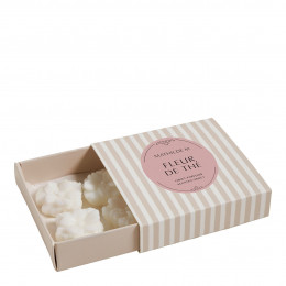 Scatola di 4 decorazioni fondenti in cera profumata Fiore - Fleur de Thé