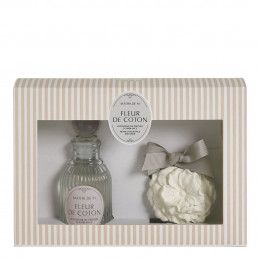 Cofanetto diffusore per ambienti 90 ml e decorazione profumata Les Intemporelles - Fleur de Coton