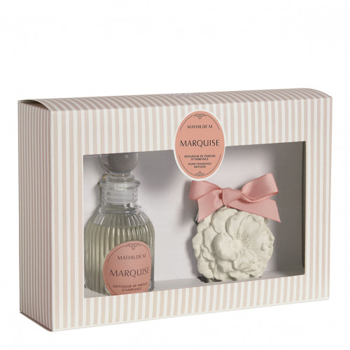 Cofanetto diffusore di profumo 90 ml e decoro profumato Les Intemporelles - Marquise