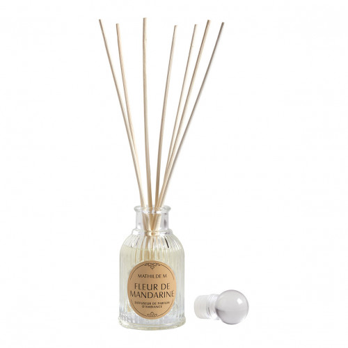 Estuche difusor de perfume 90 ml y decoración perfumada Les Intemporelles - Fleur de Mandarine