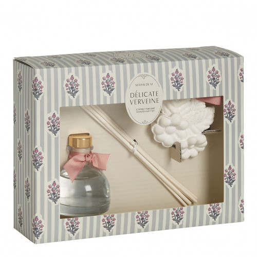 Coffret Soleil de Provence diffuseur de parfum et décor parfumé - Délicate Verveine
