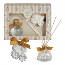 Coffret Soleil de Provence diffuseur de parfum et décor parfumé - Mimosa Joli