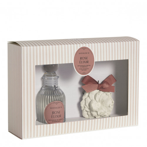 Set diffusore di profumo 90 ml e decorazione profumata Les Intemporelles - Rose Élixir