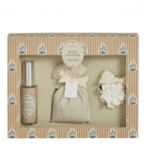 Coffret Soleil de Provence perfume para roupa 30 ml e saqueta perfumada - Belle Lavande