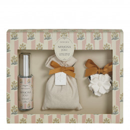 Coffret Soleil de Provence parfum de linge 30 ml et sachet parfumé - Mimosa Joli