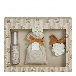 Coffret Soleil de Provence parfum de linge 30 ml et sachet parfumé - Mimosa Joli