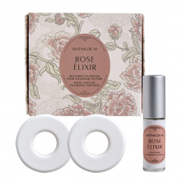 Recharge de parfum pour diffuseur de voiture Escapades parfumées - Rose Élixir