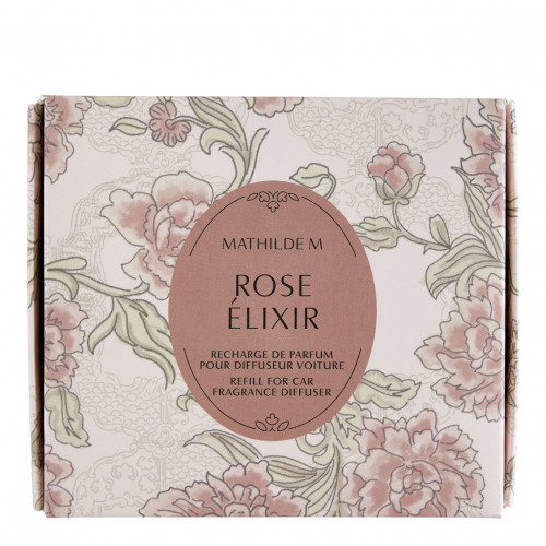 Recharge de parfum pour diffuseur de voiture Escapades parfumées - Rose Élixir Recharge de parfum pour diffuseur de voiture Escapades parfumées - Rose Élixir