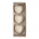 Set of 3 scented wax melts - Rose Elixir