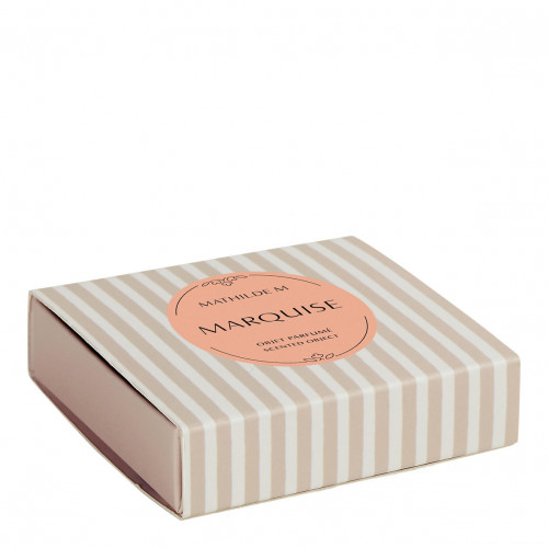 Boîte de 4 décors fondants en cire parfumée Cœur Arabesque - Marquise