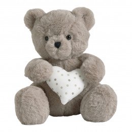 Brown Heart Teddy Bear Plush