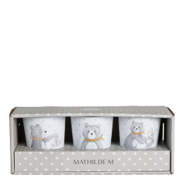 Conjunto de 3 copos Les Malices de Léon et Arthur