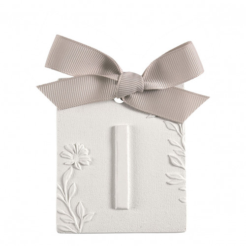 Décor parfumé lettre I - Voile de Lin